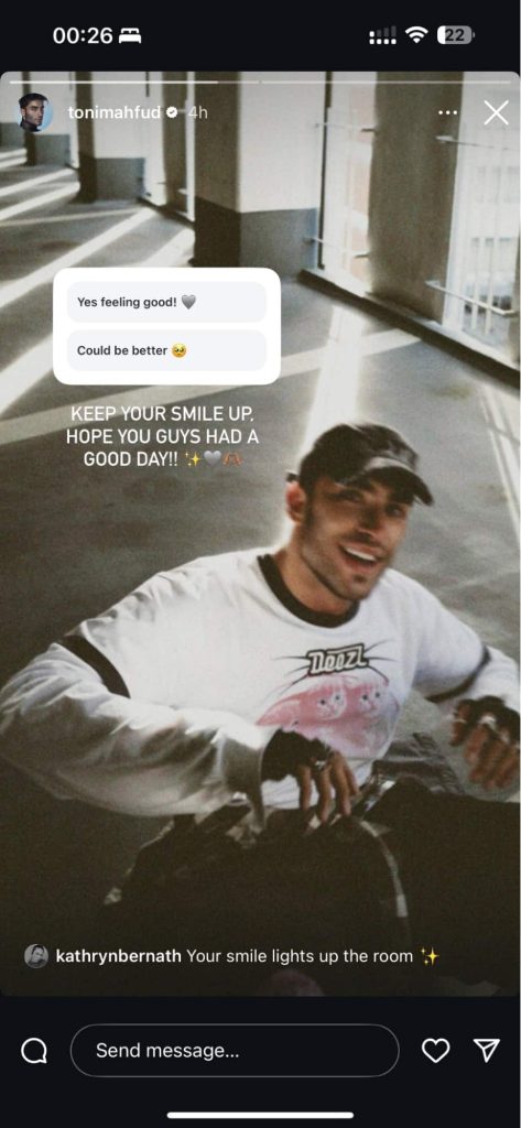 Instagram stories wirh questions stickers, emoji sliders, polls