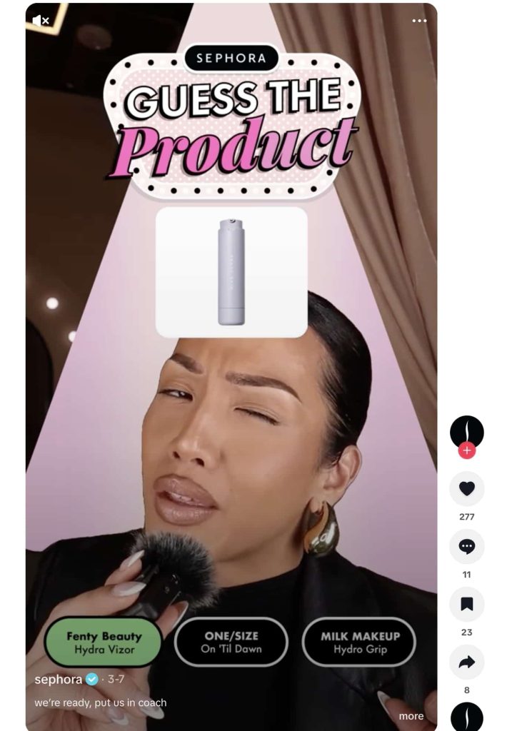 Sephora's post